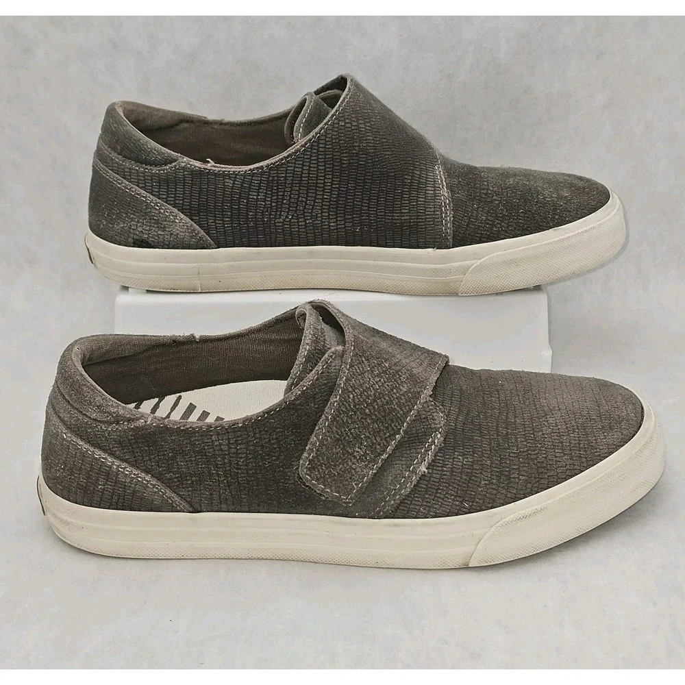 Taos Soul Taupe Embossed Suede EU 40 US 9.5 Women's Sneaker Shoes Arch Support